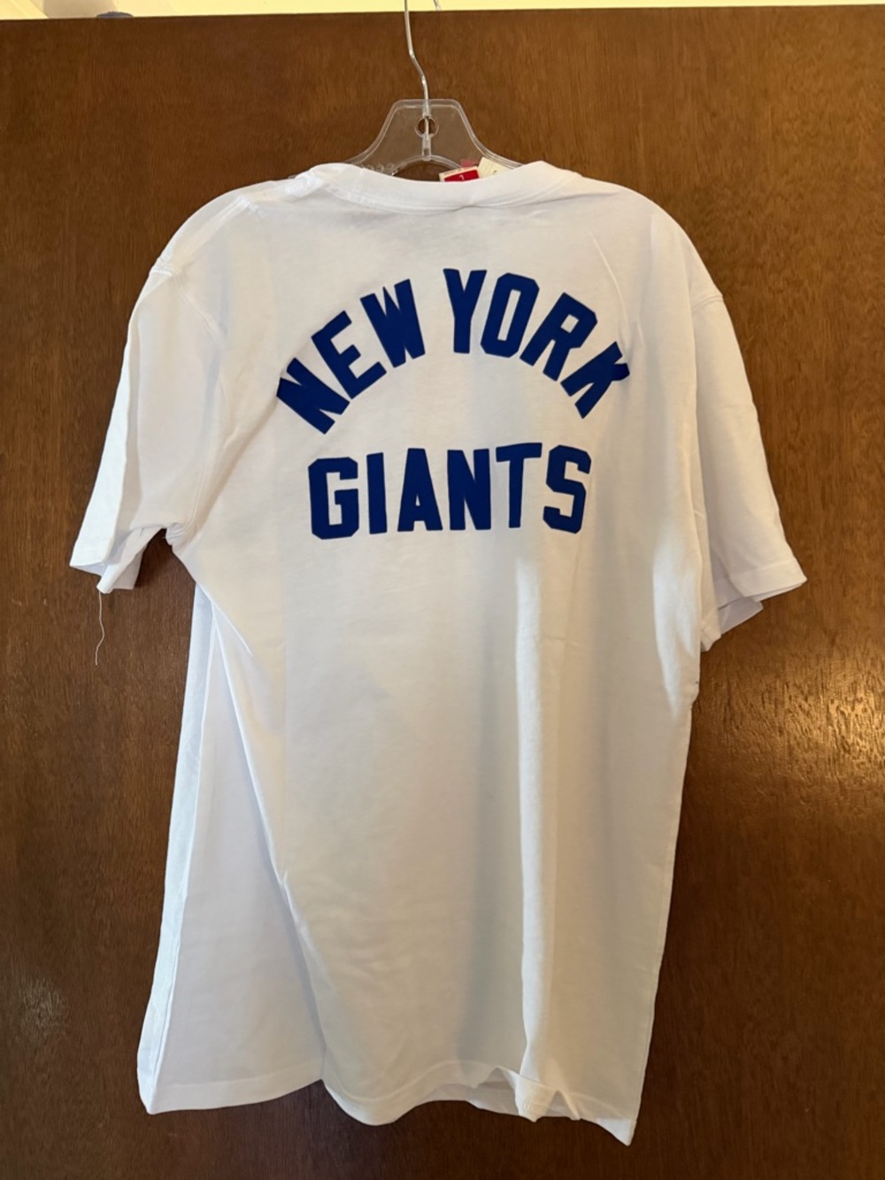 New York Giants Aeropostle Mini Logo Spell Out Relaxed Graphic Size Large NWT